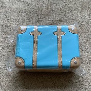 Globe Trotter Case & The GINZA cosmetics- Light blue